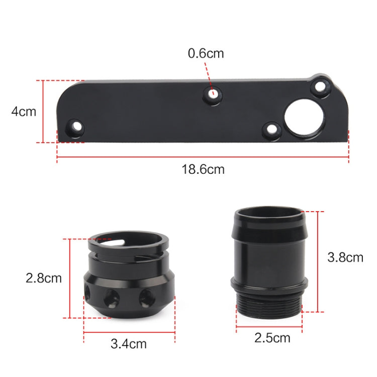 Modified Forged PCV Care Board Kit PCV Delete Plate for Audi / Volkswagen Golf PCV Vacuum Adapter