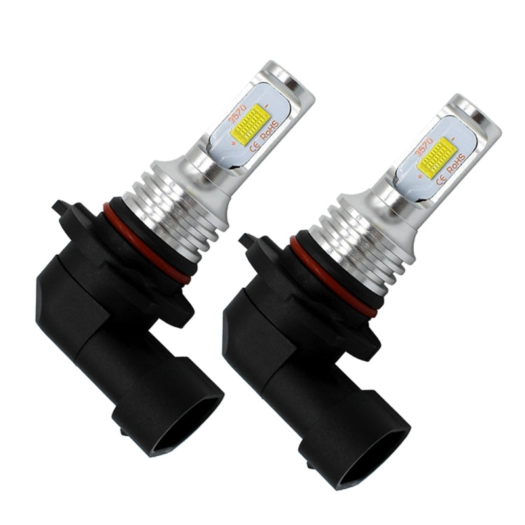 2 PCS 9006 HB4 72W 1000LM 6000-6500K Super Bright White Light Car Fog LED Bulbs, DC 12-24V