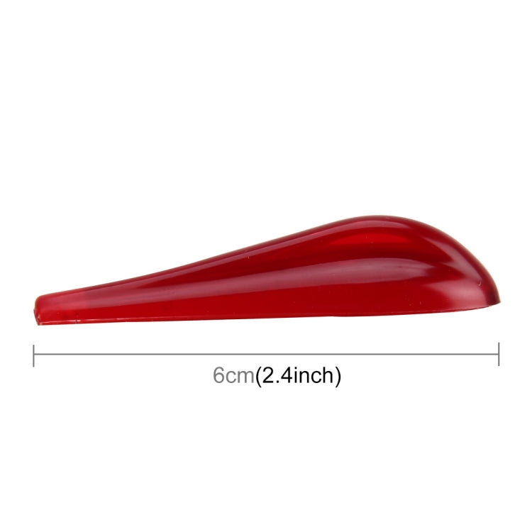 6 PCS Universal Resin Rear Spoiler Car Auto Rear Spoiler Exterior Rear Spoiler Kit Car Crash Strip Spoiler Routed Board Mute Rectifier Noise Reduction Spoiler