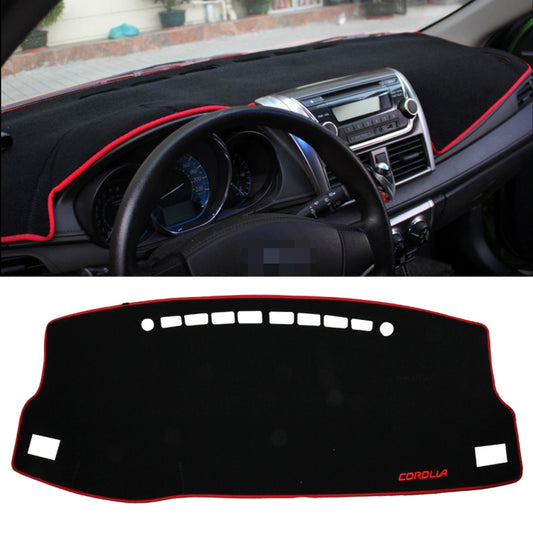 Left-hand Drive Car Light Instrument Panel Sunscreen Dashboard Mats Cover for Toyota New Corolla (2014-2018)，Please Note Model and Year