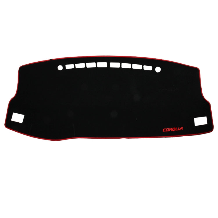 Left-hand Drive Car Light Instrument Panel Sunscreen Dashboard Mats Cover for Toyota New Corolla (2014-2018)，Please Note Model and Year