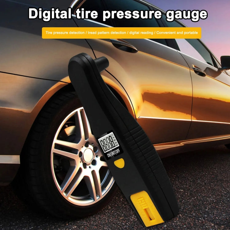 CEDAR 8609 LCD Display Screen Digital Tire Gauge, Pressure Range: 0-150PSI