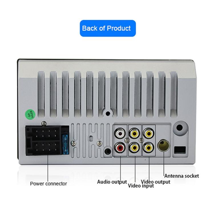 7010B HD 2 Din 7 inch Car Bluetooth Radio Receiver MP5 Player, Support FM & USB & TF Card