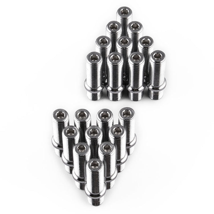 20 PCS 5cm Universal Car Modification Extended Wheels Stud Conversion M14x1.5 to M12x1.5 Screw Adapter LN032 LN033 LN044