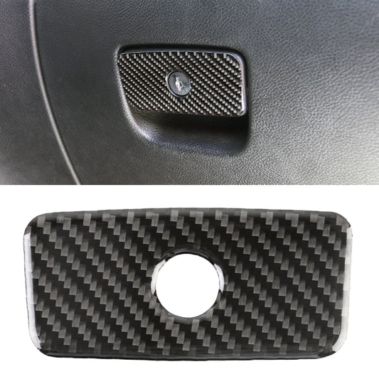 Car Front Passenger Seat Storage Box Carbon Fiber Decorative Sticker for Jeep Grand Cherokee 2011-2018