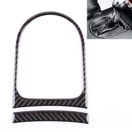 2 PCS Car Gear Shift Outer Ring Decorative Sticker for Ford Mustang 2015-2020