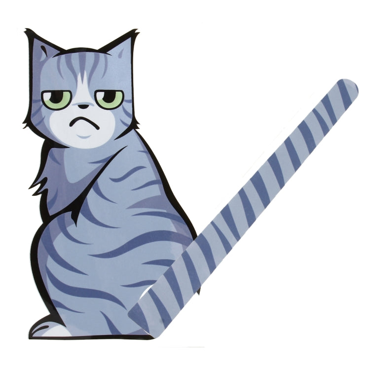 Vehicle Car Rear Windshield Window Wiper Reflective Self-Adhesive Cat Moving Tail Vinyl Decal Sticker