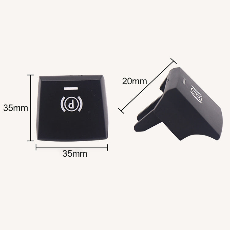 Auto Parking Switch Cover Replacement Handbrake P Key Button for BMW 5 / 6 Series 2014/07-2017/05
