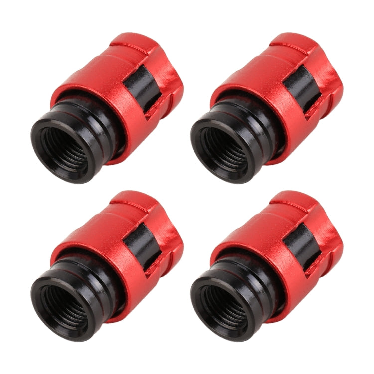 4 PCS Valve Shape Gas Cap Mouthpiece Cover Tire Cap Car Tire Valve Caps