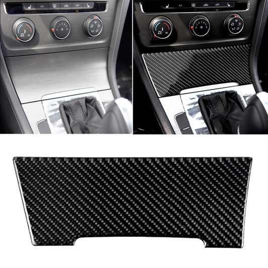 Car Carbon Fiber Cigarette Lighter Decorative Sticker for Volkswagen Golf 7 2013-2017