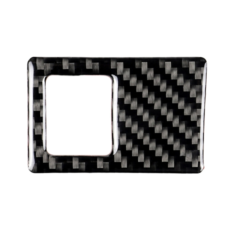 Car Carbon Fiber Emergency Light Frame Decorative Sticker for Volkswagen Golf 7 2013-2017, Left Drive, Emergency Light Frame