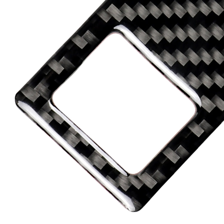 Car Carbon Fiber Emergency Light Frame Decorative Sticker for Volkswagen Golf 7 2013-2017, Left Drive, Emergency Light Frame