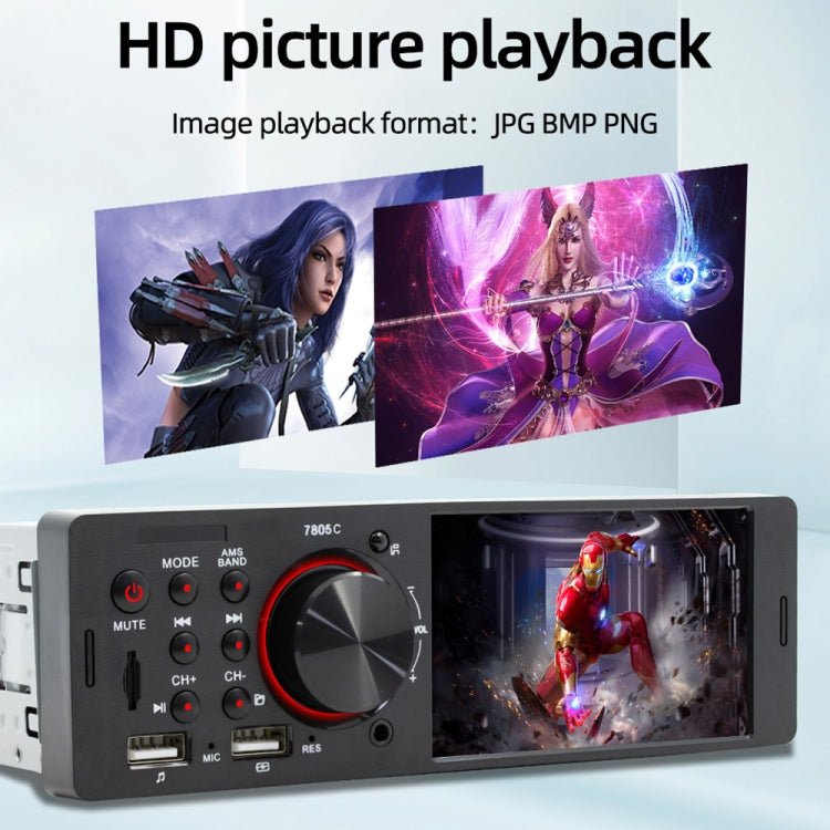 SWM-7805C 4.1 inch Touch Screen Universal Car Radio Receiver MP5 Player, Support FM & Bluetooth & TF Card with Remote Control