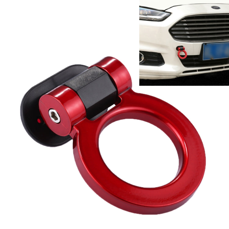 Car Truck Bumper Round Tow Hook Ring Adhesive Decal Sticker Exterior Decoration