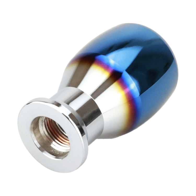 Universal Vehicle Car Blue Aluminum Alloy Gear Shifter Lever Manual Automatic Shift Knob Adapter, Size: 4.4x7.8cm
