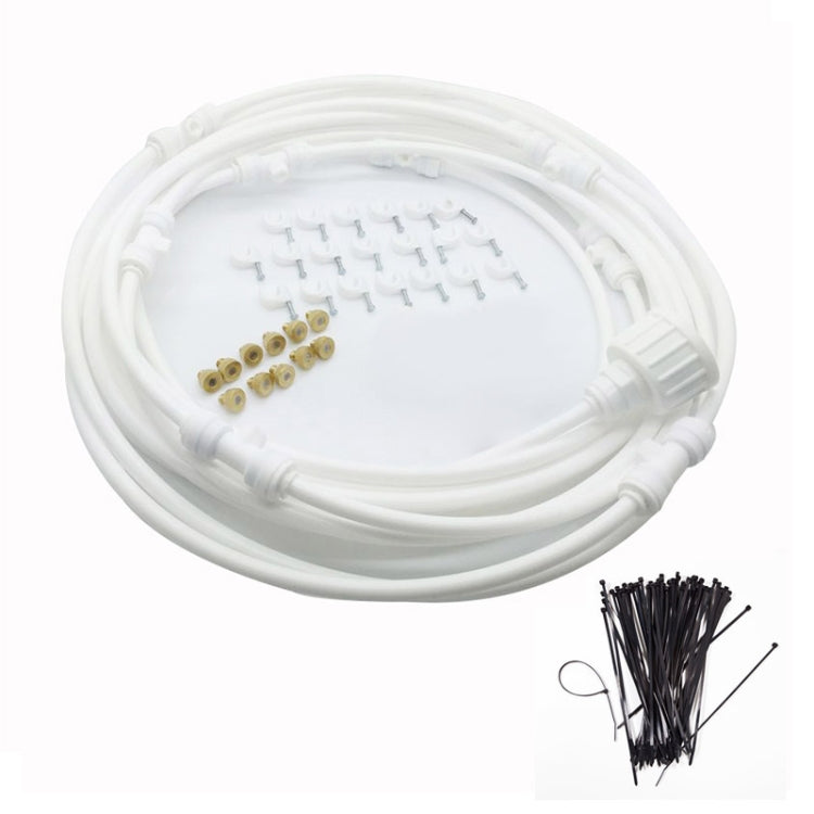 Outdoor Lawn Garden PE Hose Mist Watering Line Misting Cooling System with 26 x Mist Nozzles, Length: 18m