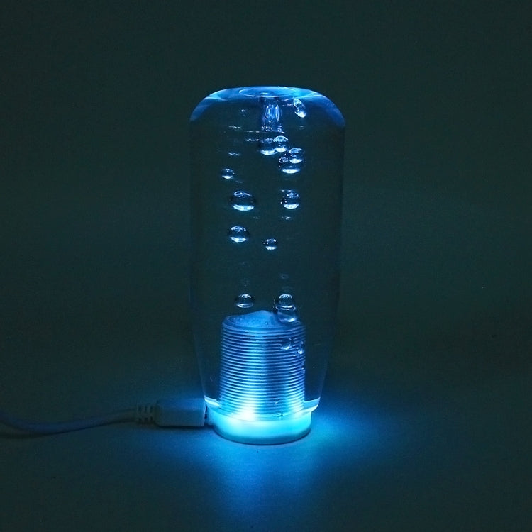 Universal Car Truck Transparent Bubble Colors LED Light Shift Knob Gear Lever Shifter, Length: 10cm