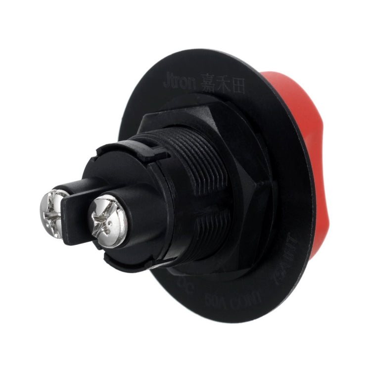 Jtron On/Off Car Battery Switch Car Battery Master Switch MAX DC 50V 50A CONT 75A INT Use for Cars / Off-road Vehicle / Truck
