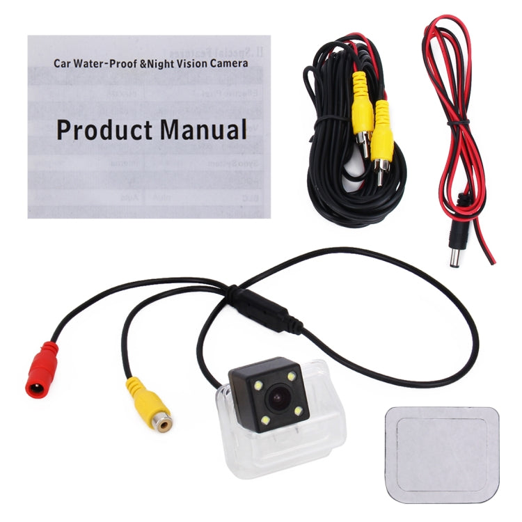 656×492 Effective Pixel HD Waterproof 4 LED Night Vision Wide Angle Car Rear View Backup Reverse Camera for 2013-2017 Version Mazda CX-5/2010-2011 Version Mazda CX-7