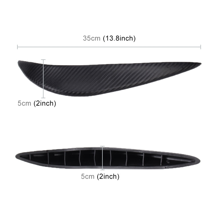 TCM-237 2 PCS Universal Car Body Plastic Anti-collision Sticker Bar Bumper Protector