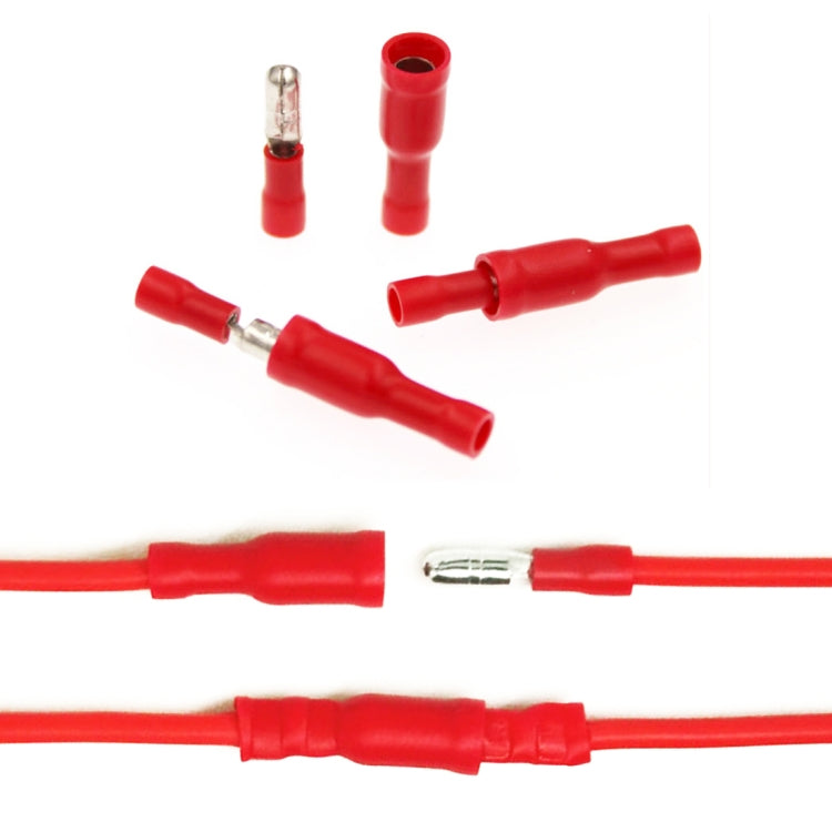 60 in 1 Mixed Cold Press Electrical Insulated Terminals Bullet Solderless Crimp Connectors Kit