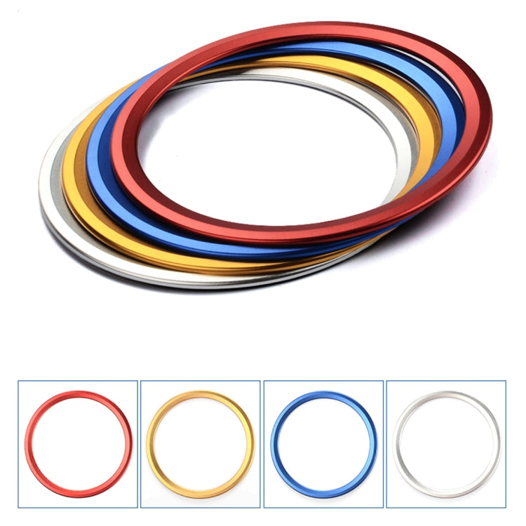 Car Auto Steering Wheel Aluminum Alloy Ring Cover Trim Sticker Decoration for Jaguar