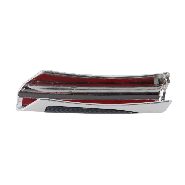 SHUNWEI SD-2002 Car Auto Universal Carbon Fiber Plastic Anti Slip Parking Hand Brake Cover Case Sleeve Black with Sticker Strip