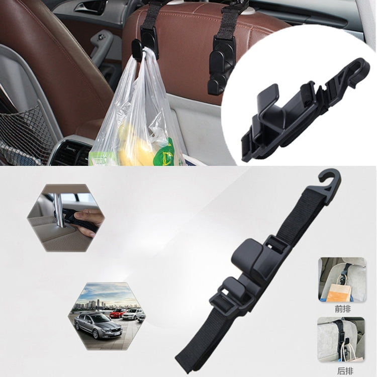 SHUNWEI SD-2512 Car Headrest Hook Universal Adjustable Car Back Seat Headrest Hanger Holder Hook for Bag Purse Cloth Grocery
