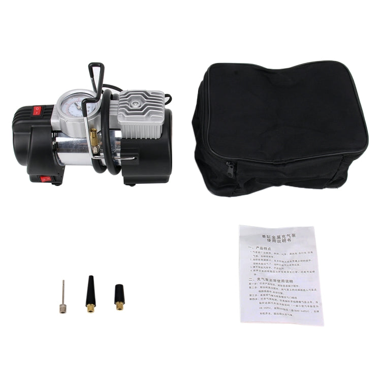 Portable 4X4 Heavy Duty Air Compressor 12V 150PSI 35LPM Pump Tire Inflatable Pump Car Tool with Working Light for Outdoor Emergency