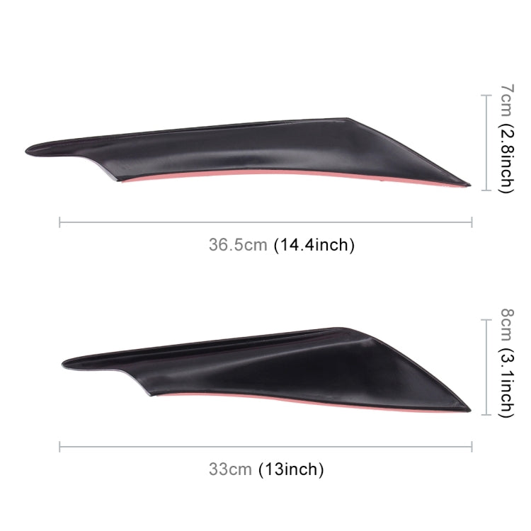 4 PCS Car-Styling Flank Decorative Sticker, Flank Decorative Sticker, Flank Sticker (4 PCS)