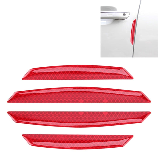 4 PCS Universal Car Door Anti-collision Strip Protection Guards Trims Stickers