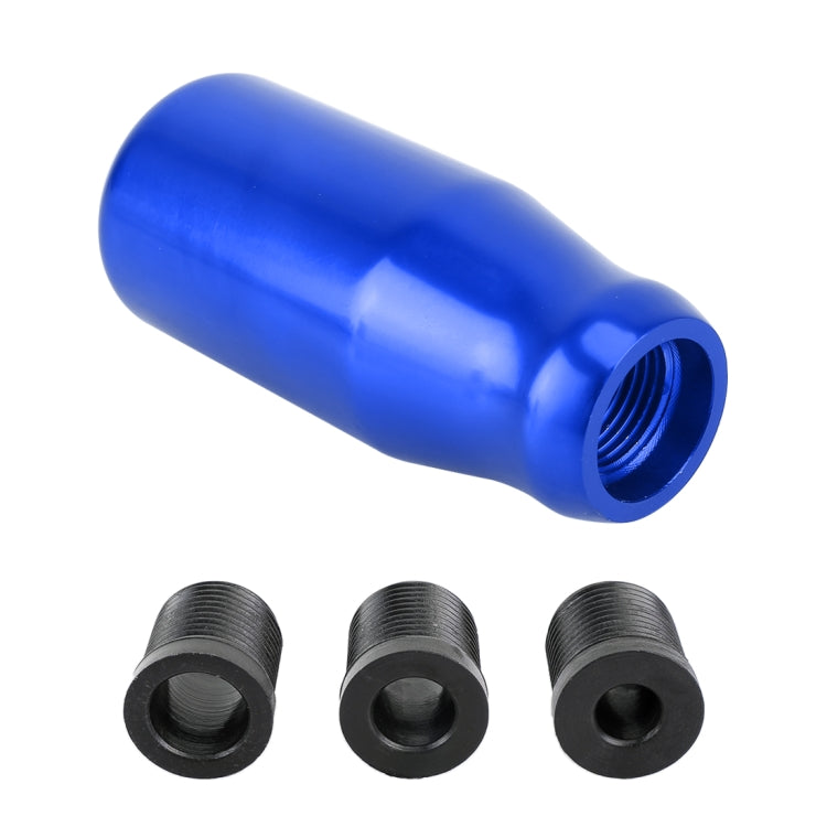 Universal Car Modified Gear Shift Knob Solid Color Smooth Auto Transmission Shift Lever Knob with Three Rubber Covers