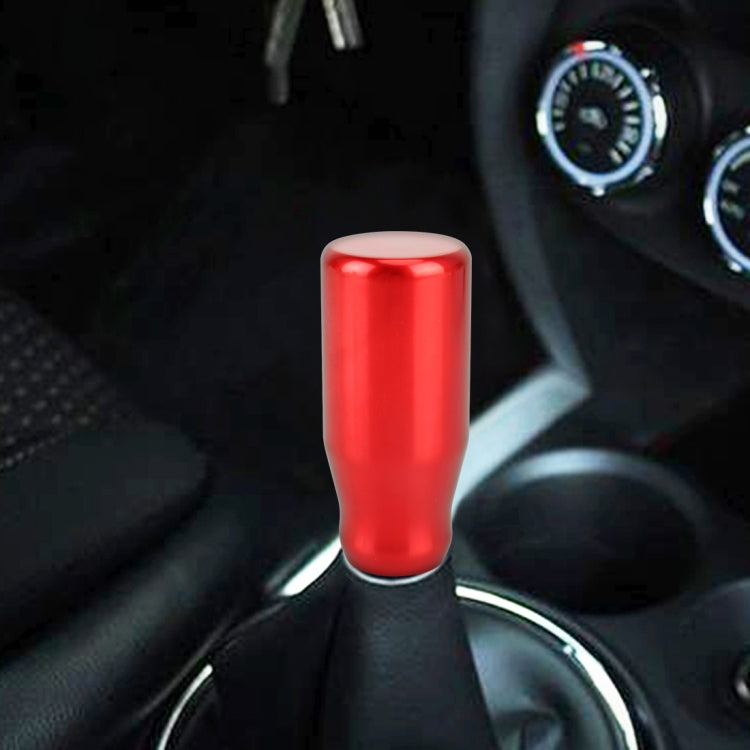 Universal Car Modified Gear Shift Knob Solid Color Smooth Auto Transmission Shift Lever Knob with Three Rubber Covers