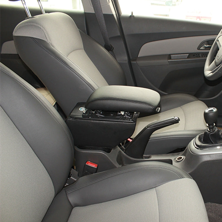 Car ABS Leather Wrapped Armrest Box with Fast Charge USB Holes and Cables for Tiguan