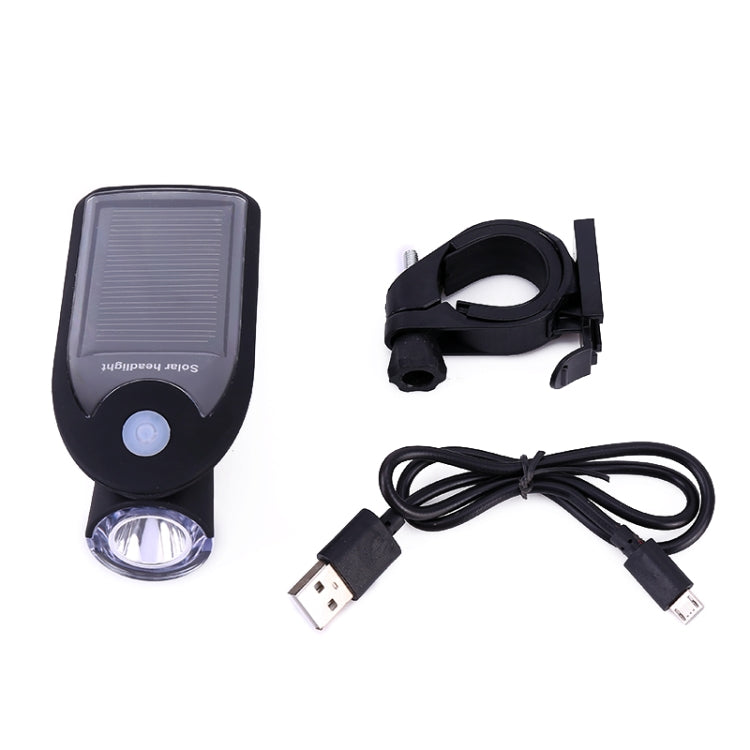 3W 240LM USB Solar Energy Motorcycle / Bicycle Front Light