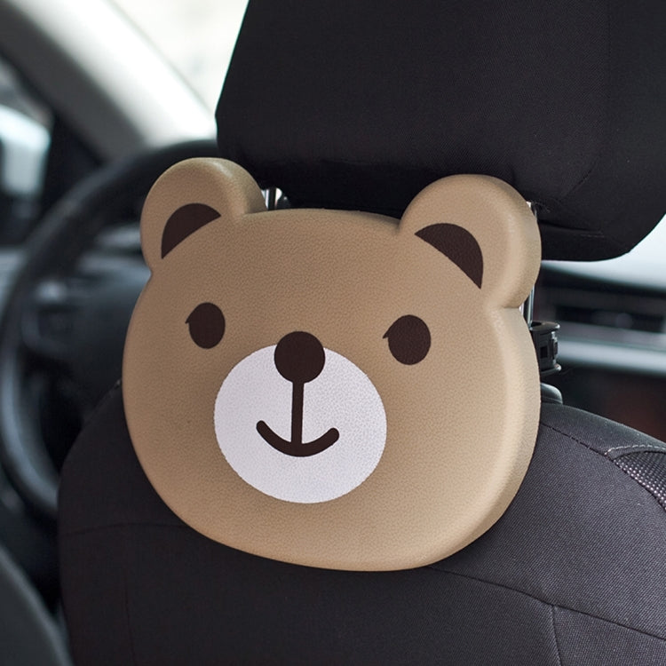 Cartoon Style Foldable Back Car Seat Drink Holder Back Seat Food Tray Storage Organizer Table