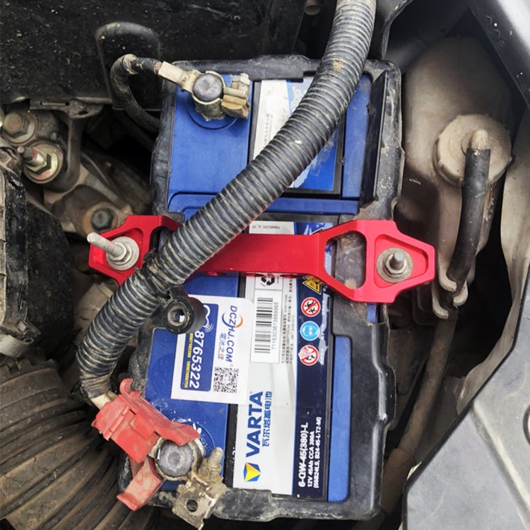 Universal Car Short Arch Stainless Steel Battery Tie Down Clamp Bracket, Size: 18.2 x 4.5 x 2cm