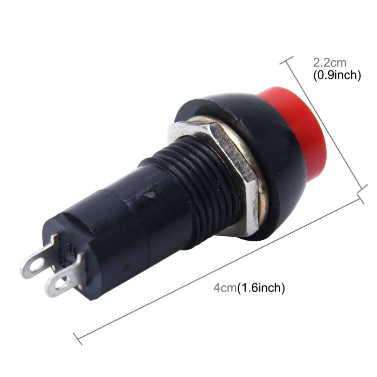 Car Auto Universal DIY 2 Pin Round Cap OFF- ON Push Button