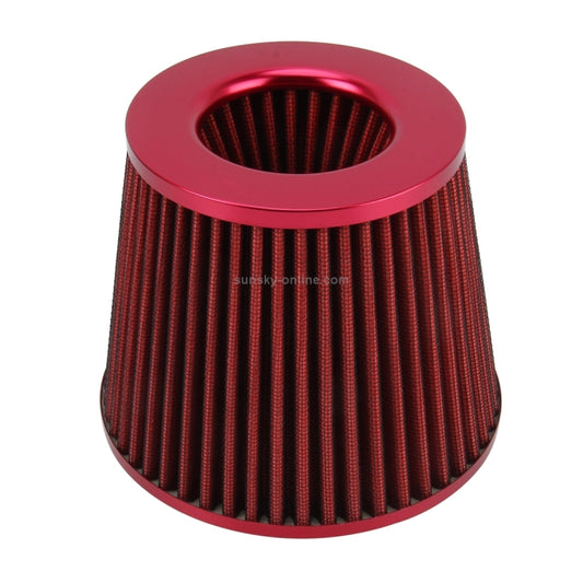 Universal Car Air Filter Mechanic Supercharger Car Car Filter Kits Air Intake Cool Filter, Size: 14.5*15cm(Red)