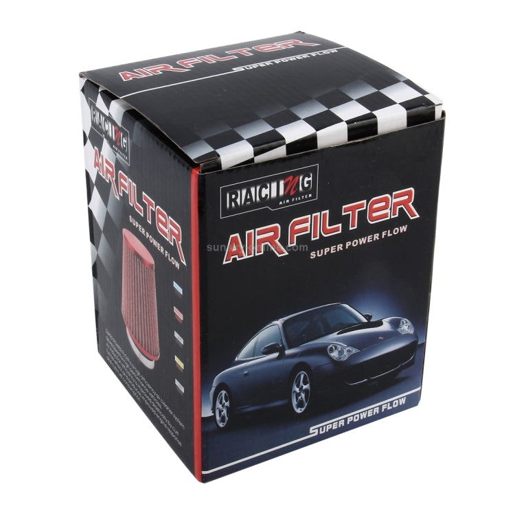 Universal Car Air Filter Mechanic Supercharger Car Car Filter Kits Air Intake Cool Filter, Size: 14.5*15cm(Red)