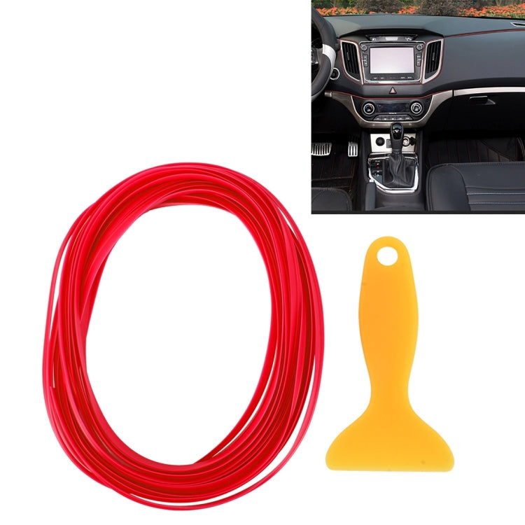 5m Flexible Trim For DIY Automobile Car Interior Moulding Trim Decorative Line Strip with Film Scraper