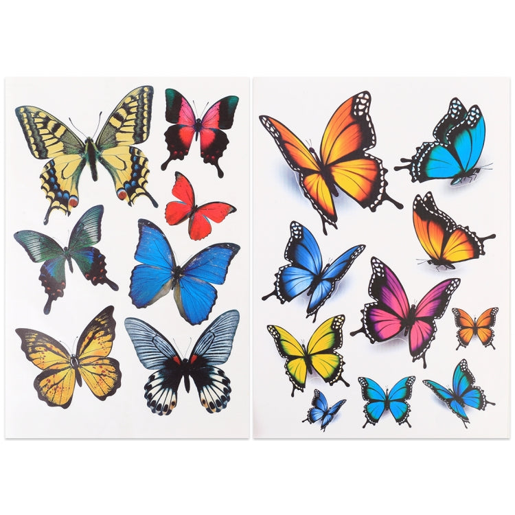 7 PCS Butterfly Shape Plastic Car Free Sticker