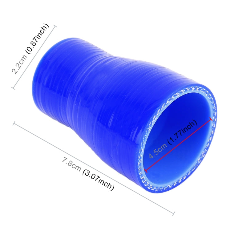 2.2cm to 4.5cm Diameter Variable Straight Turbo Intake Pipe Silicone Reducer Hose