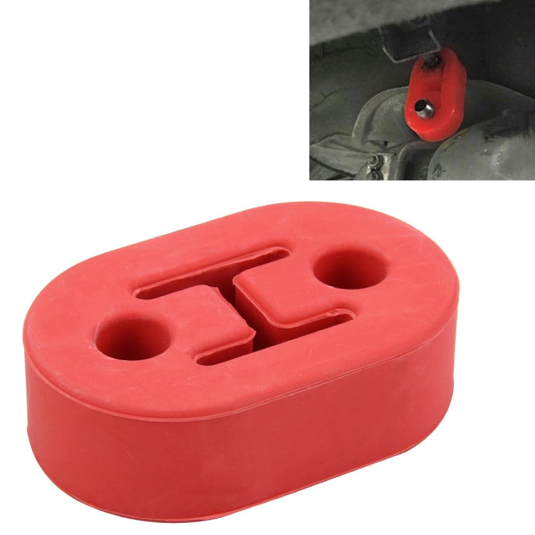 Universal Car Two Holes Adjustable Rubber Mounting Bracket Exhaust Tube Hanging Rubber Tube Car Exhaust Pipe Hanging Shackle Hanging Exhaust Hanging From Ear