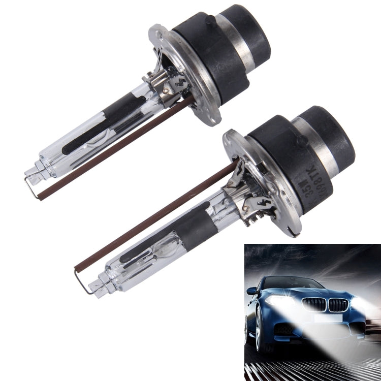 2 PCS D4R 35W 3900 LM 5500K HID Bulbs Xenon Lights Lamps, DC 12V(White Light)