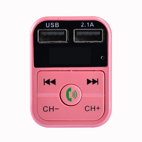 B2 Dual USB Charging Bluetooth FM Transmitter MP3 Music Player Car Kit, Support Hands-Free Call  & TF Card & U Disk