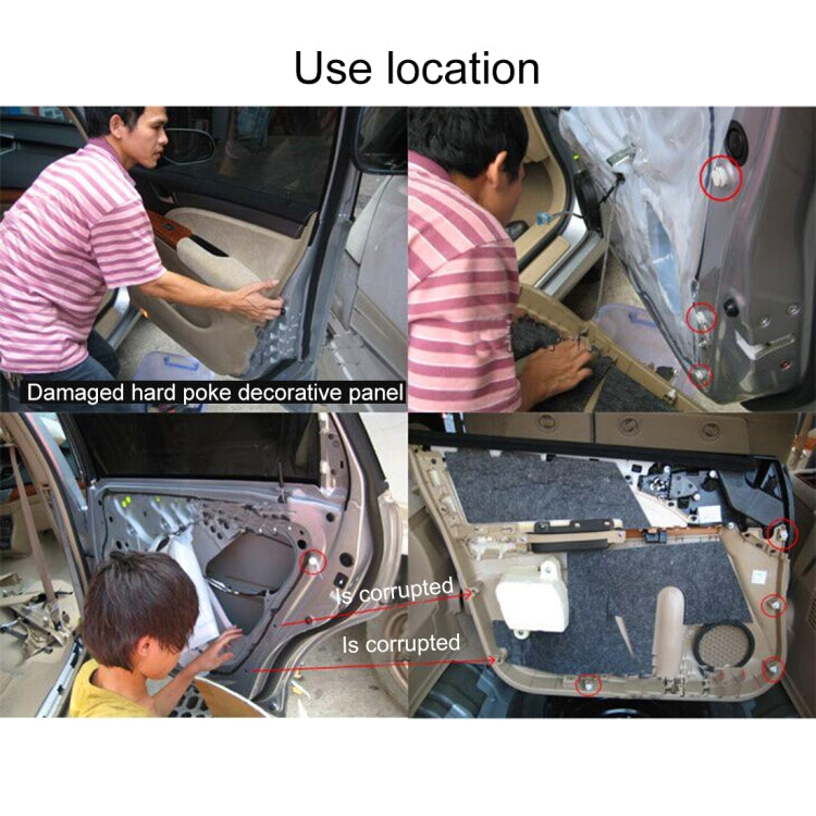 100 PCS Universal Car Door Panel Clips