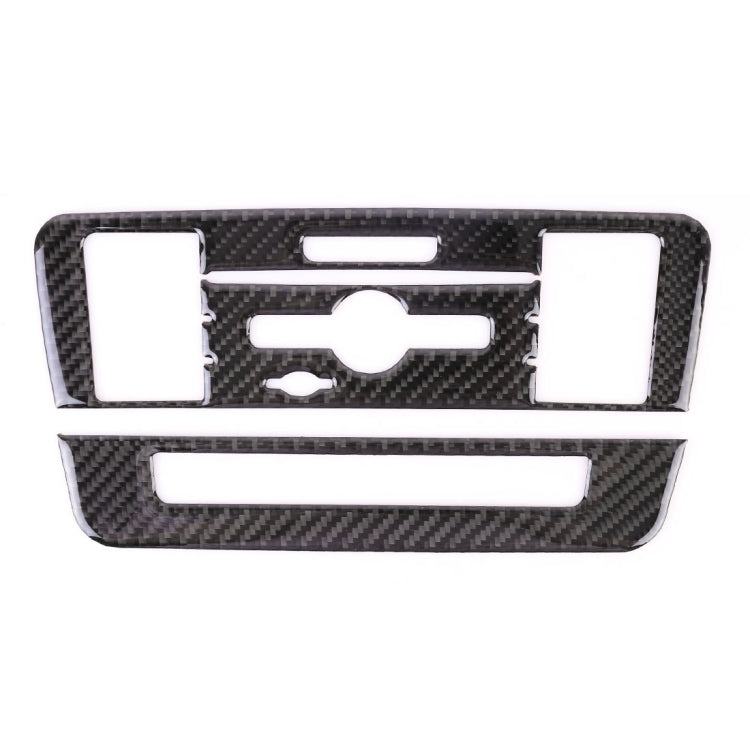 Car Carbon Fiber CD Panel Decorative Sticker for Mercedes-Benz GLA 2015-2018