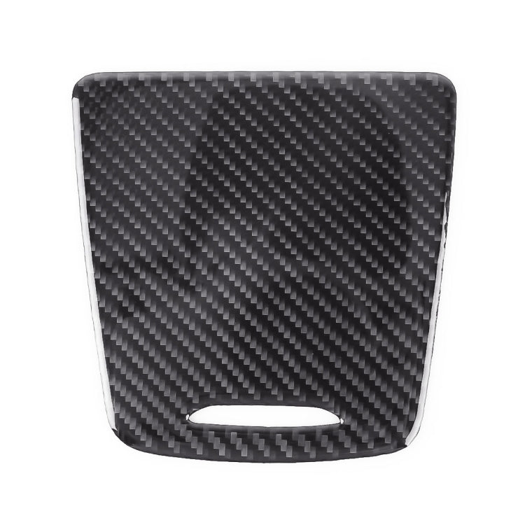 Car Carbon Fiber Storage Box Panel Decorative Sticker for Mercedes-Benz GLA 2015-2018, Storage Box Panel