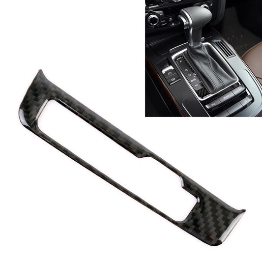 Car Carbon Fiber Gear Panel Decorative Sticker for Audi A4L / A5 / Q5 2009-2016
